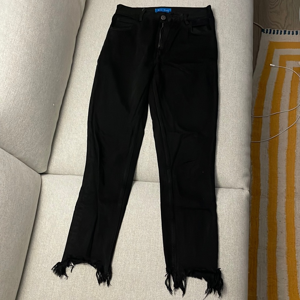 M.i.h. Jeans black high rise slim size 25